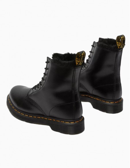 BOTAS DR. MARTENS 1460 SERENA PIEL FORRADA NEGRO
