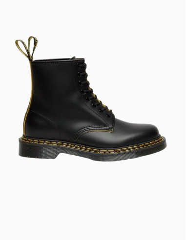 BOTAS DR. MARTENS 1460 DS BLACK + YELLOW SMOOTH...