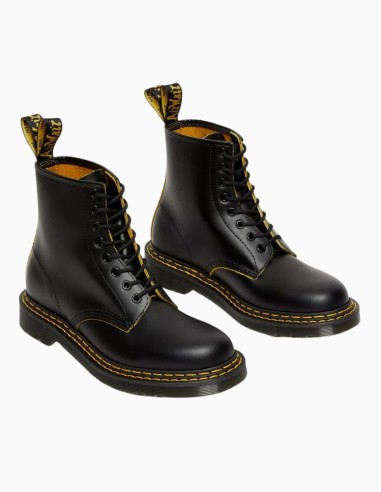 BOTAS DR. MARTENS 1460 DS BLACK + YELLOW SMOOTH...