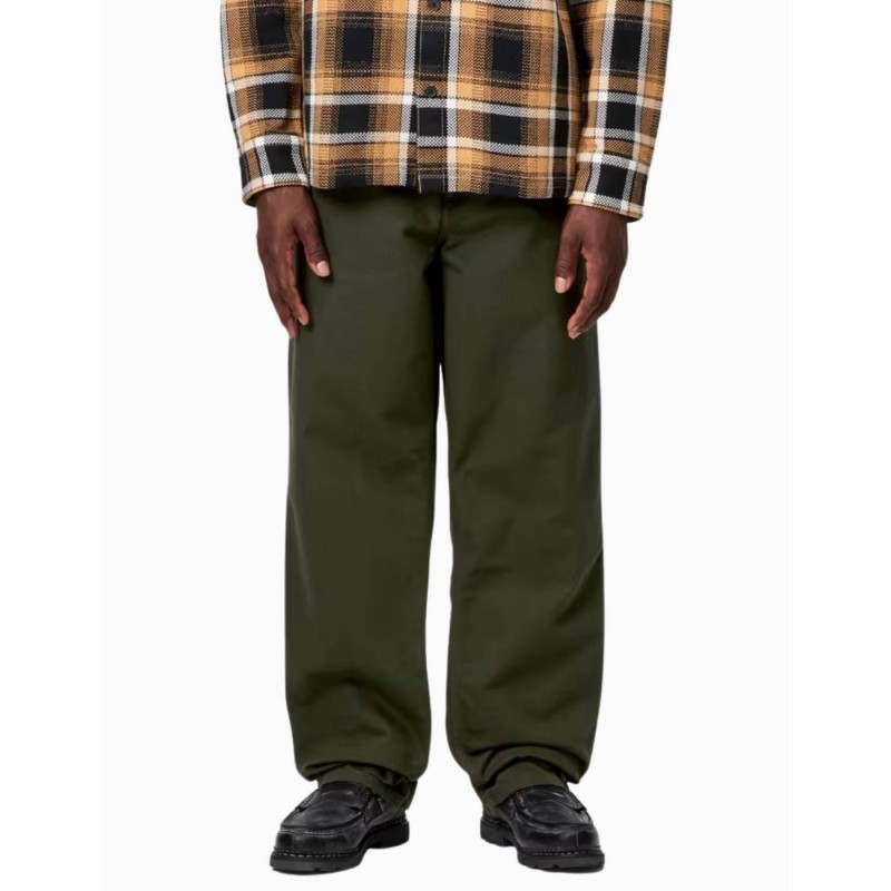 Pantalon Carhartt Wip Single Knee Pant Olive