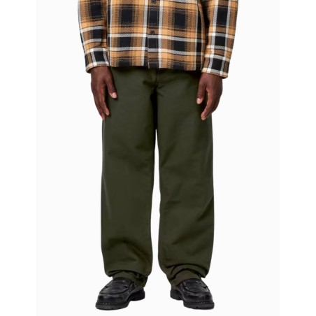 Pantalon Carhartt Wip Single Knee Pant Olive