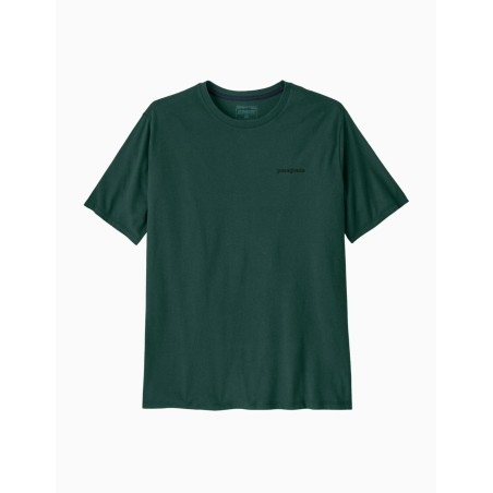 Camiseta Patagonia de manga corta logo P-6 para hombre Responsibili-Tee