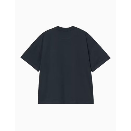 Camiseta Carhartt Wip Signature Script Deep Night Glassy Pink