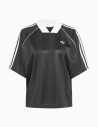 Camiseta Adidas 3 Stripes Jaquard Tee Black
