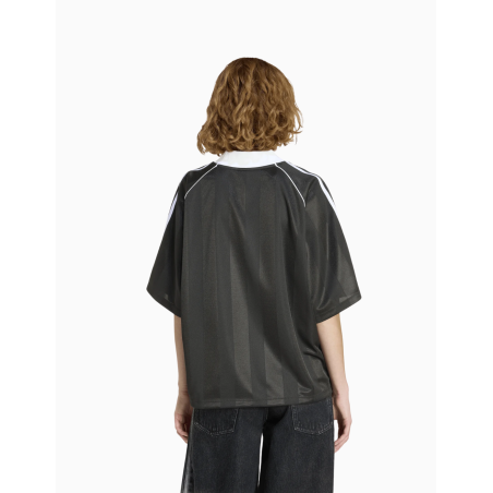 Camiseta Adidas 3 Stripes Jaquard Tee Black