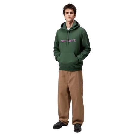 Sudadera Carhartt Wip Hooded Carhartt Sweat Sycamore Tree Phlox