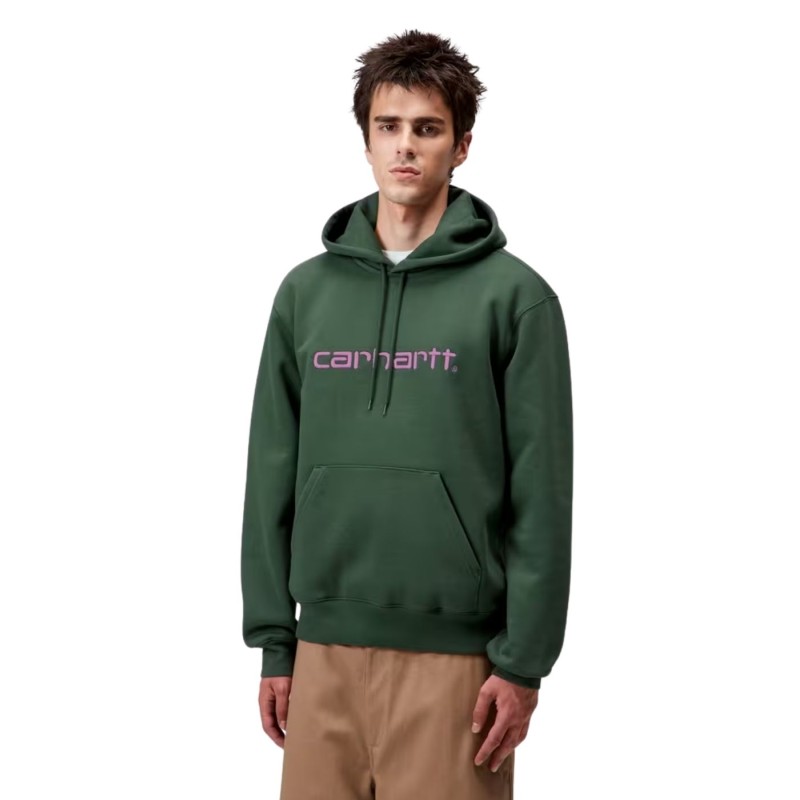 Sudadera Carhartt Wip Hooded Carhartt Sweat Sycamore Tree Phlox