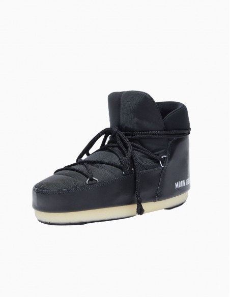 BOTINES MOON BOOT ICON BLACK DE NAILON NEGRO