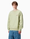 Sudadera Carhartt Wip American Script Pale Olive