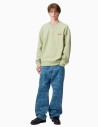 Sudadera Carhartt Wip American Script Pale Olive
