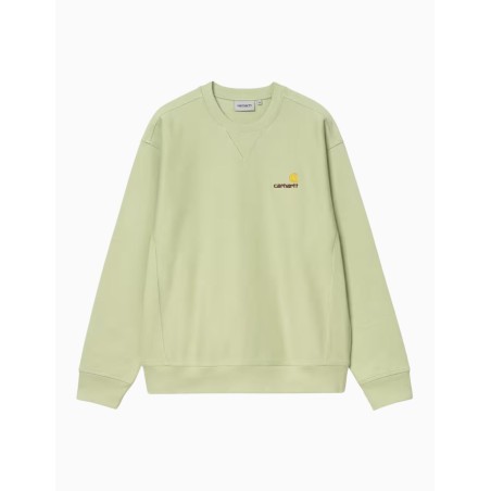 Sudadera Carhartt Wip American Script Pale Olive
