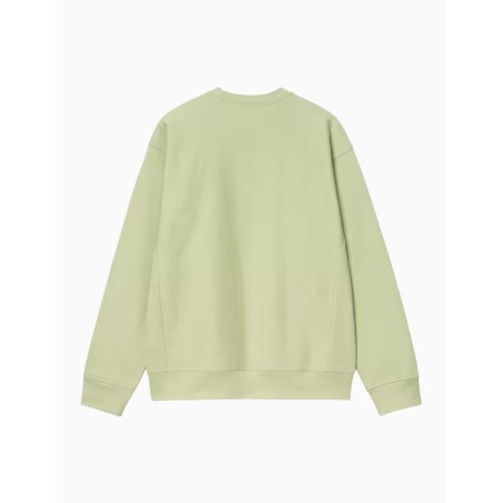 Sudadera Carhartt Wip American Script Pale Olive