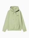 Sudadera Carhartt Wip American Script Hoodie Pale Olive
