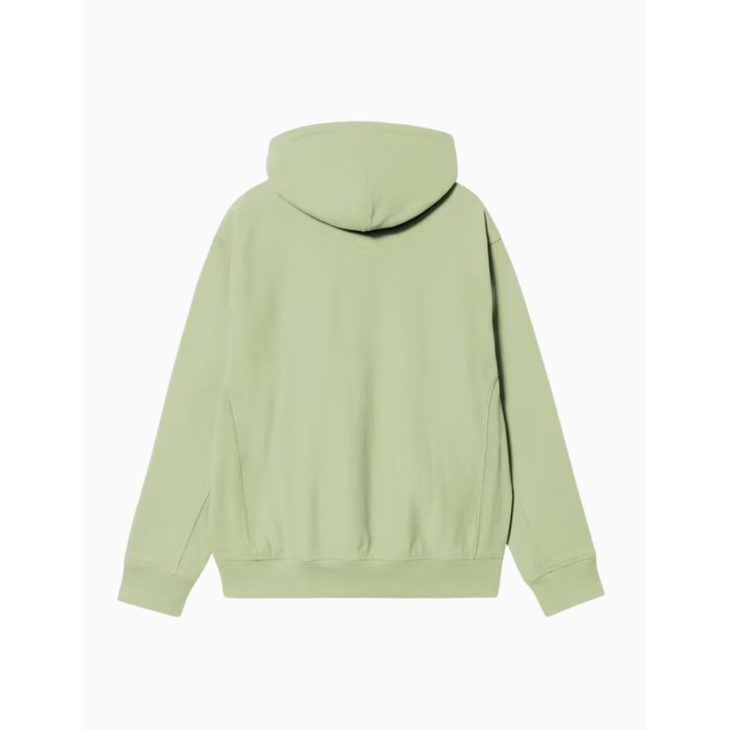 Sudadera Carhartt Wip American Script Hoodie Pale Olive