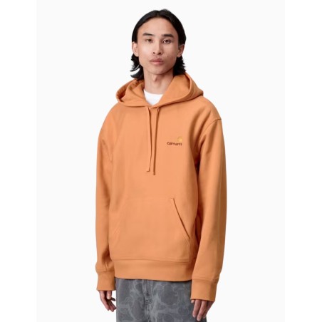 Sudadera Carhartt Wip American Hooded Script Sienna