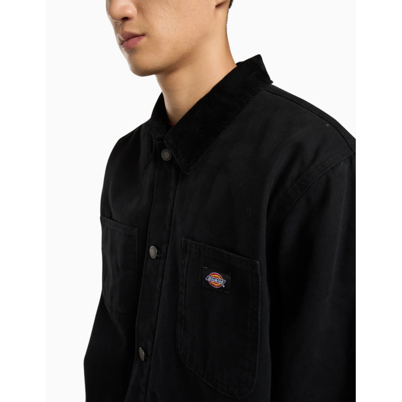 Chaqueta Dickies Chore Jacket Lined Canvas Black