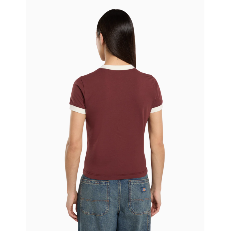 Camiseta Dickies Slayden Ringer para mujer