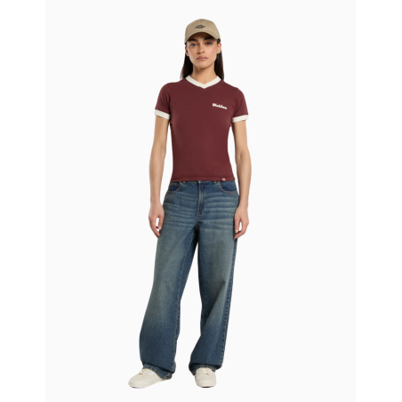Camiseta Dickies Slayden Ringer para mujer
