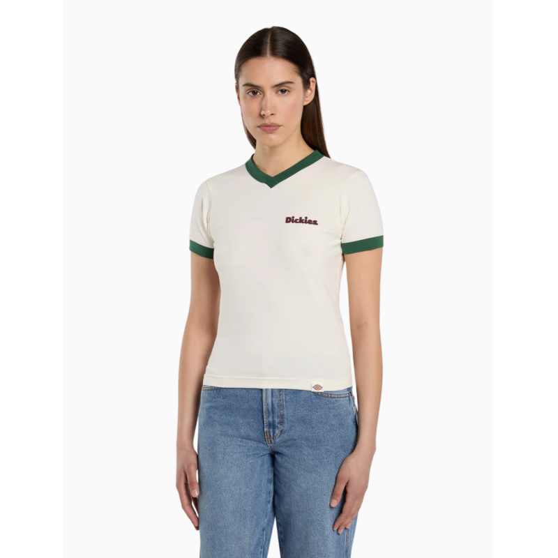 Camiseta Dickies Slayden Ringer para mujer