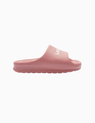 CHANCLAS LACOSTE SERVE SLIDE 2.0 MUJER PINK