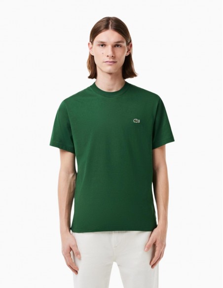 CAMISETA LACOSTE CORTE CLÁSICO DE PUNTO DE...