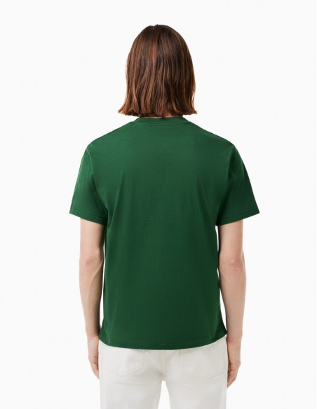 CAMISETA LACOSTE CORTE CLÁSICO DE PUNTO DE...