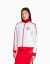 Chaqueta Adidas Classic TT para mujer White and Red