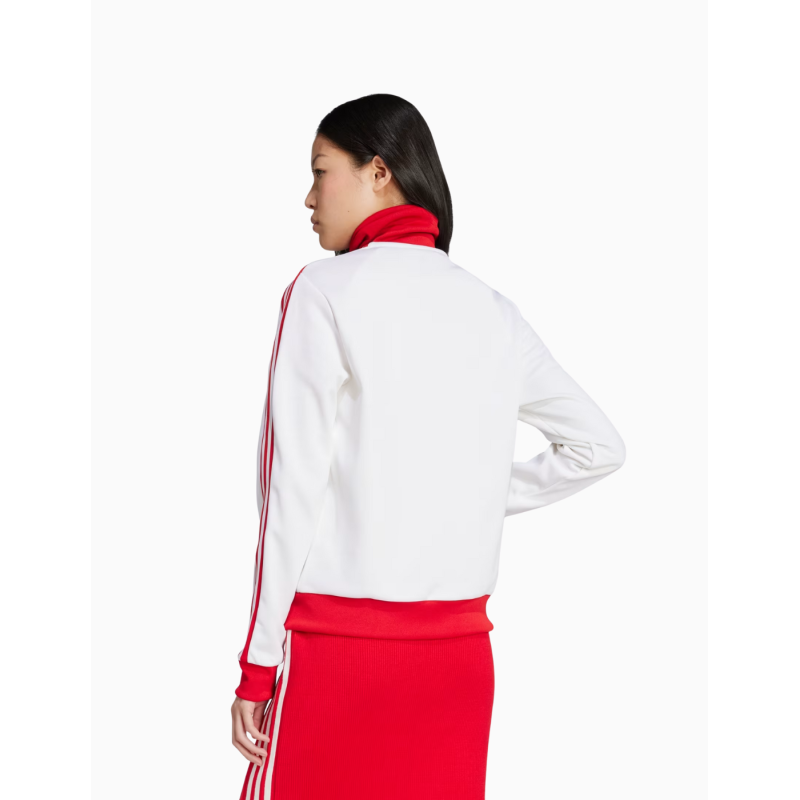 Chaqueta Adidas Classic TT para mujer White and Red