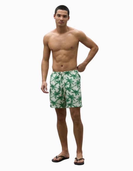 BAÑADOR ECOALF BEQUIA HOMBRE GREEN PAROS PRINT