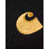 Gorro Carhartt Wip Chase Black Gold