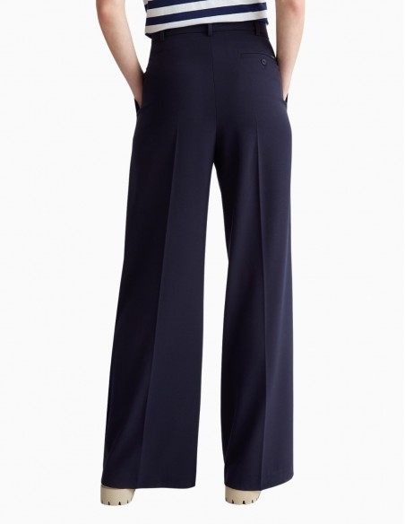 PANTALÓN LIU.JO PALAZZO DE SARGA AZUL MARINO