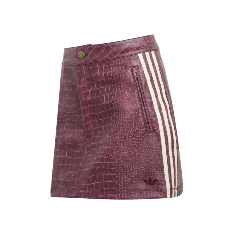 Minifalda Adidas Pleather Maroon