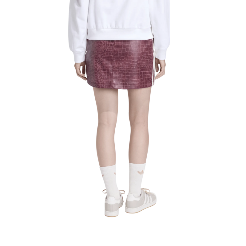 Minifalda Adidas Pleather Maroon