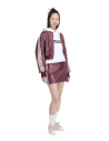 Minifalda Adidas Pleather Maroon