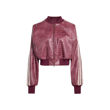 Chaqueta Adidas Pleather Maroon