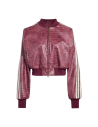Chaqueta Adidas Pleather Maroon