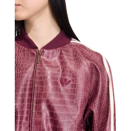 Chaqueta Adidas Pleather Maroon