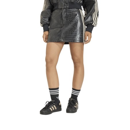 Minifalda Adidas Pleather Black