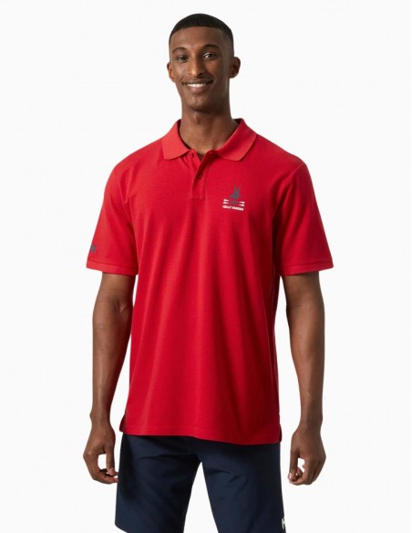 POLO HELLY HANSEN KOSTER PARA HOMBRE ROJO