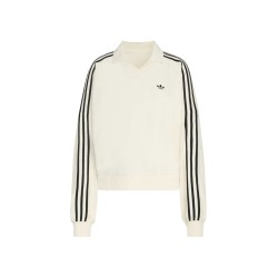 Polo de rizo Adidas de manga larga y cuello pico