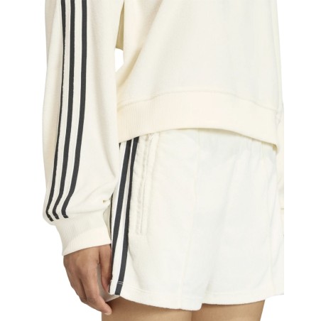 Polo de rizo Adidas de manga larga y cuello pico