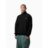Sudadera Carhartt Wip Half Zip American Script Sweat Black