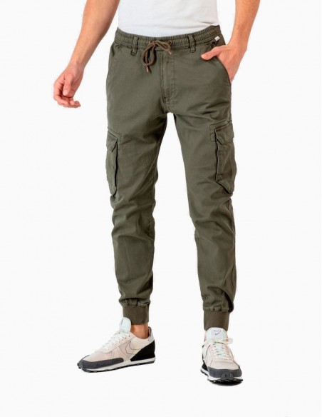 PANTALÓN REELL REFLEX RIB CARGO OLIVE