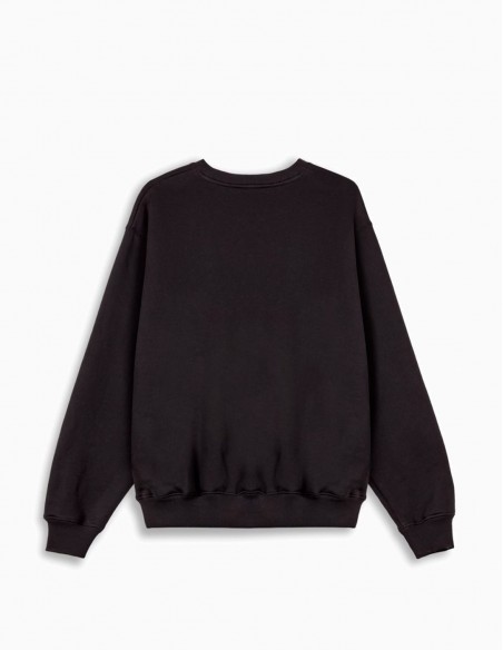 SUDADERA GRIMEY SAOIRSE VINTAGE BLACK CREW