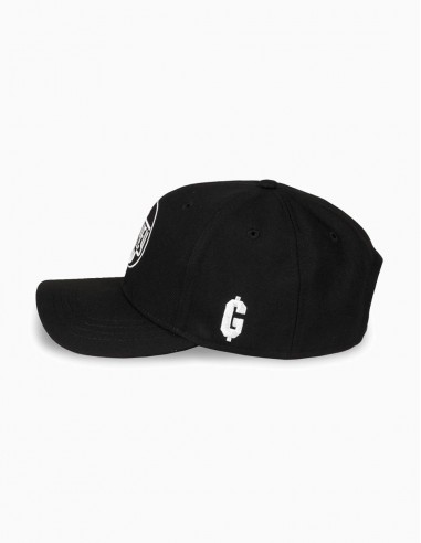 GRIMEY HIJACKER CURVED VISOR SNAPBACK CAP BLACK