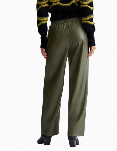 PANTALÓN LIU.JO JOGGER DE TEJIDO REVESTIDO VERDE