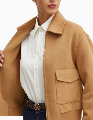 CAZADORA LIU.JO CON SOLAPA CAMEL