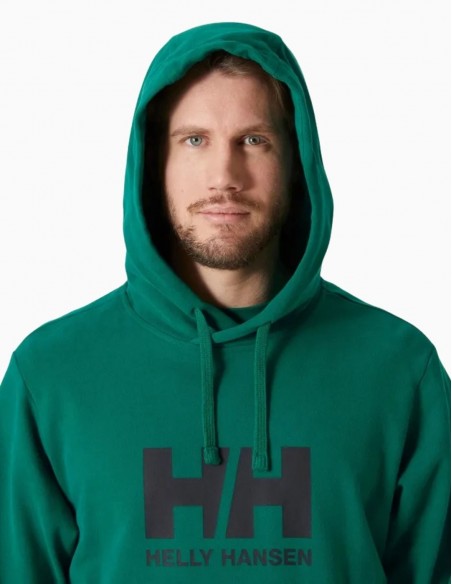 SUDADERA HELLY HANSEN HH LOGO HOODIE EMERALD