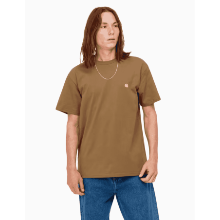 Camiseta Carhartt WIP Chase Hamilton brown