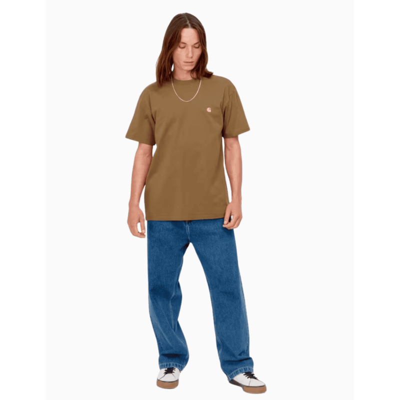 Camiseta Carhartt WIP Chase Hamilton brown